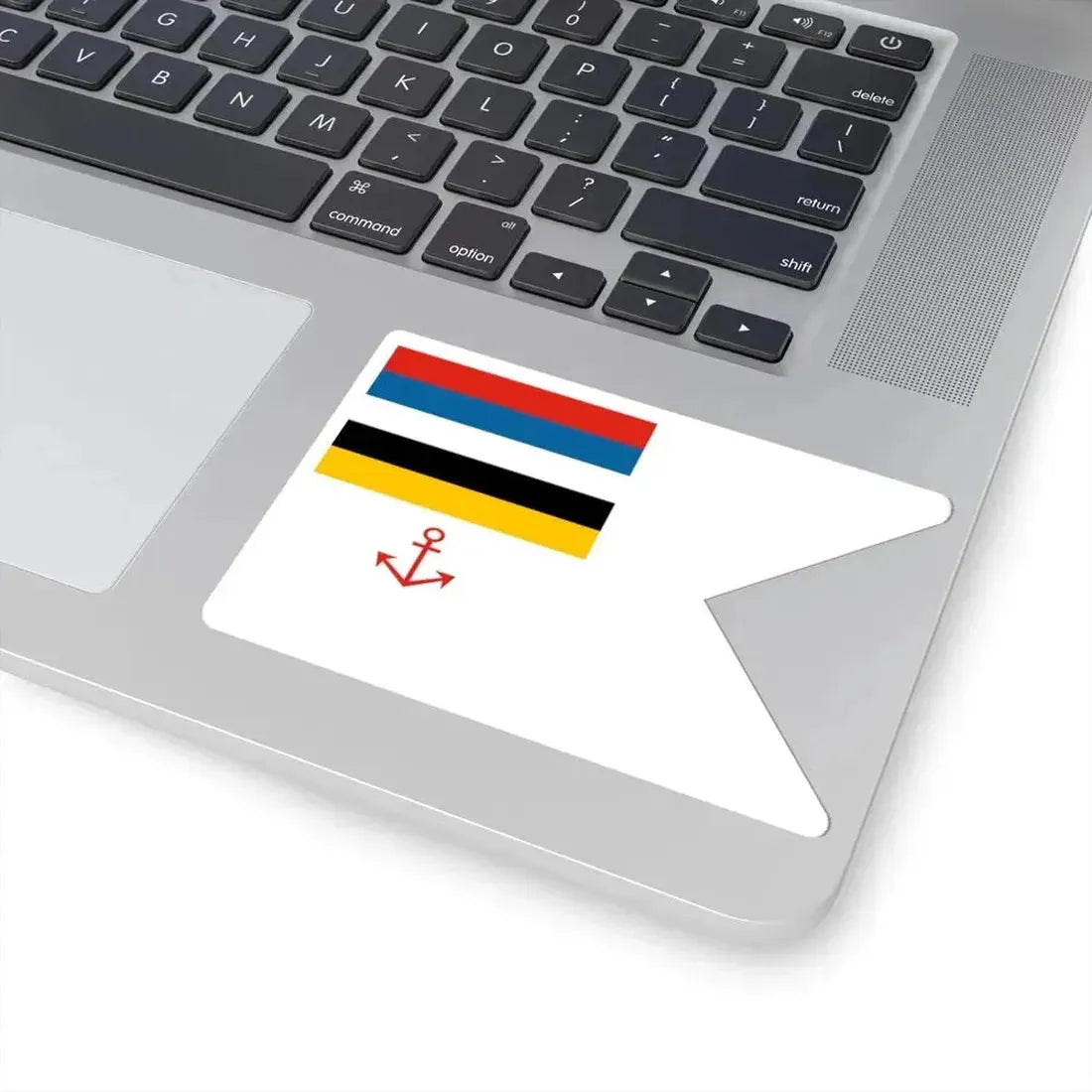 Flag of Marine Police Senior Officer at Present Afloat of Manchukuo (China) STICKER Vinyl Kiss-Cut Decal - The Sticker Space