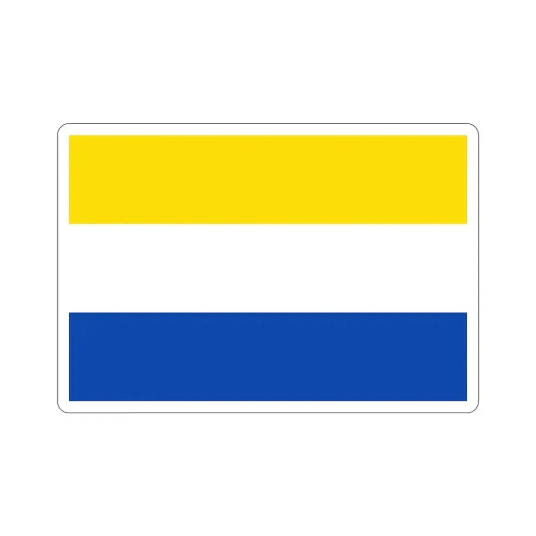 Flag of Mariánské Lázně Czech Republic STICKER Vinyl Die-Cut Decal 3 Inch - The Sticker Space