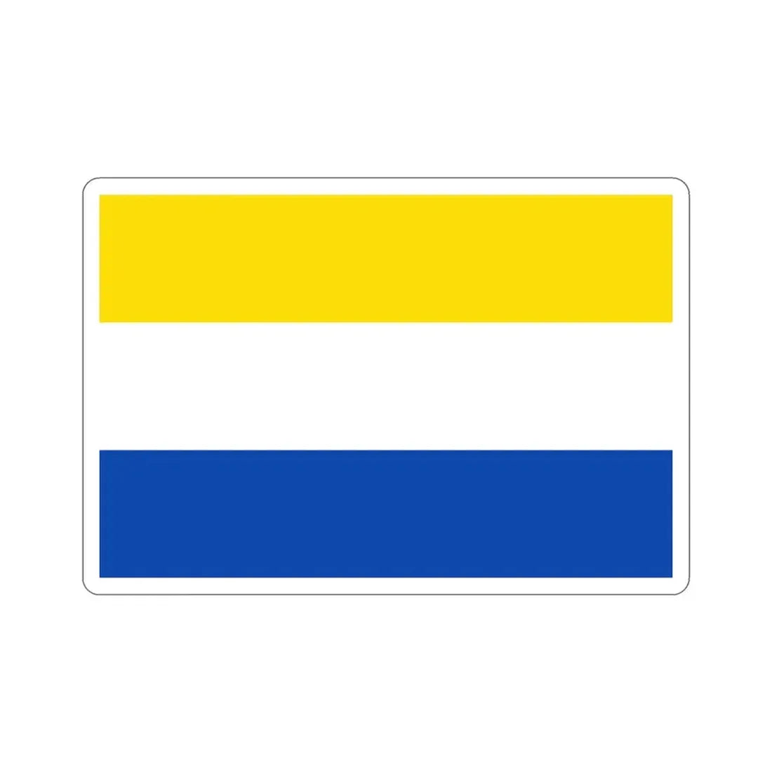 Flag of Mariánské Lázně Czech Republic STICKER Vinyl Die-Cut Decal 3 Inch - The Sticker Space