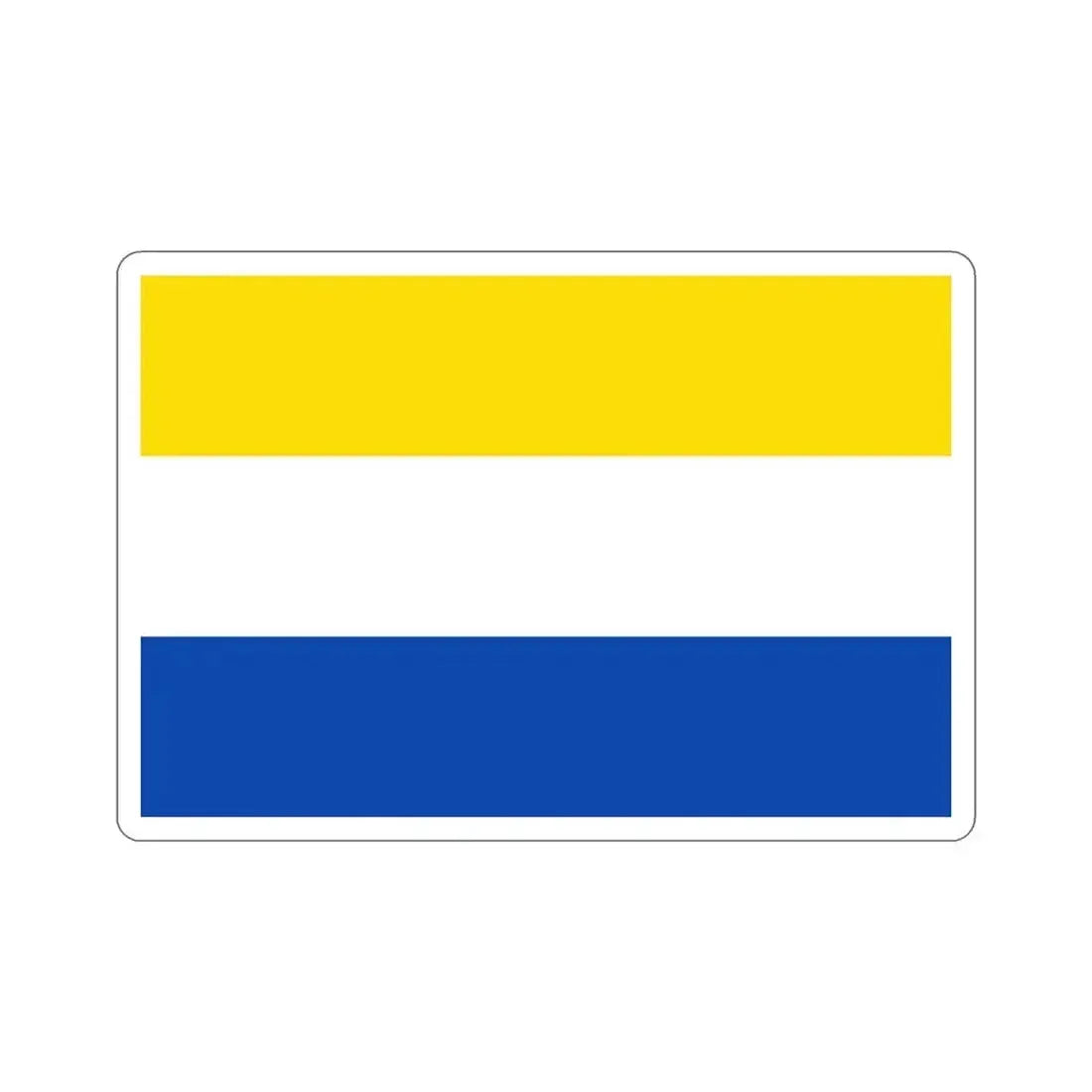 Flag of Mariánské Lázně Czech Republic STICKER Vinyl Die-Cut Decal 4 Inch - The Sticker Space