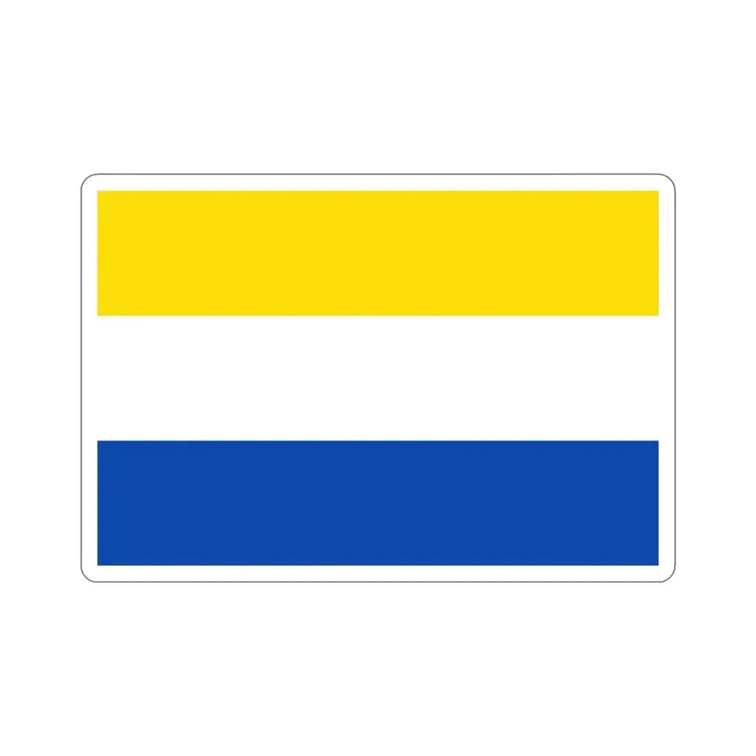 Flag of Mariánské Lázně Czech Republic STICKER Vinyl Die-Cut Decal 5 Inch - The Sticker Space