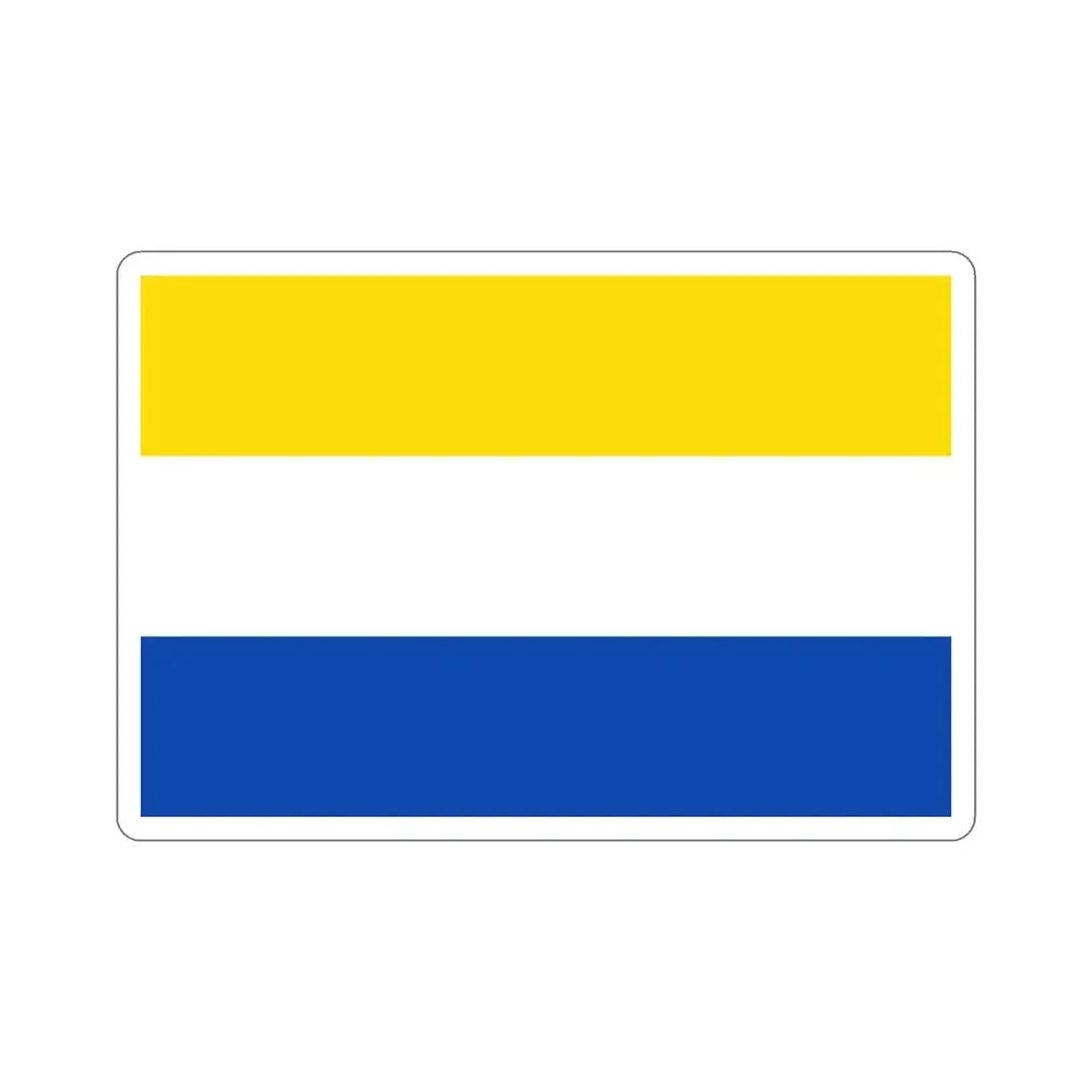 Flag of Mariánské Lázně Czech Republic STICKER Vinyl Die-Cut Decal 6 Inch - The Sticker Space