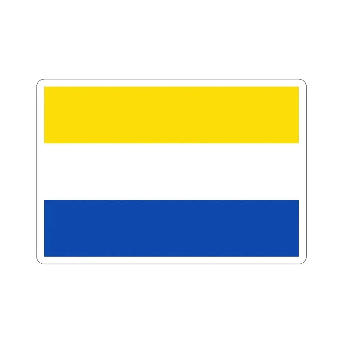 Flag of Mariánské Lázně Czech Republic STICKER Vinyl Die-Cut Decal - The Sticker Space