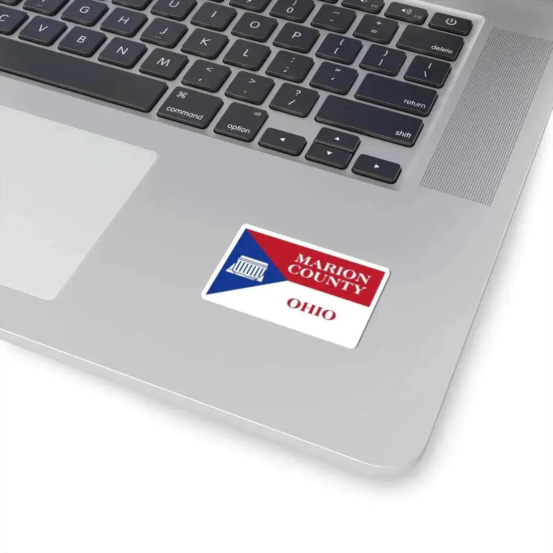 Flag of Marion County Ohio (United States) STICKER Vinyl Kiss-Cut Decal - The Sticker Space