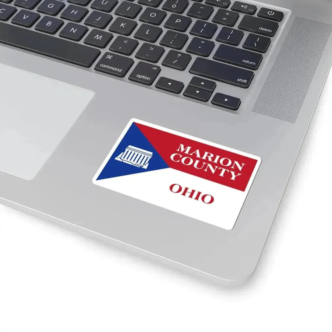 Flag of Marion County Ohio (United States) STICKER Vinyl Kiss-Cut Decal - The Sticker Space