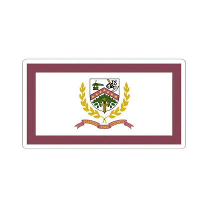 Flag of Marion County West Virginia (United States) STICKER Vinyl Kiss-Cut Decal 4 Inch White - The Sticker Space
