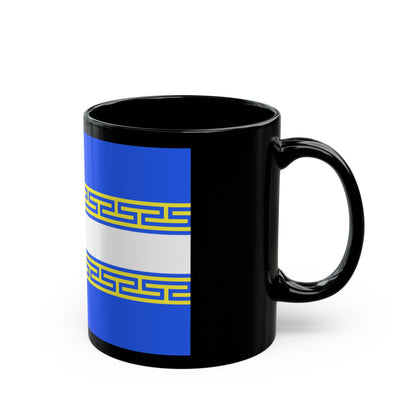 Flag of Marne France 2 - Black Coffee Mug-The Sticker Space