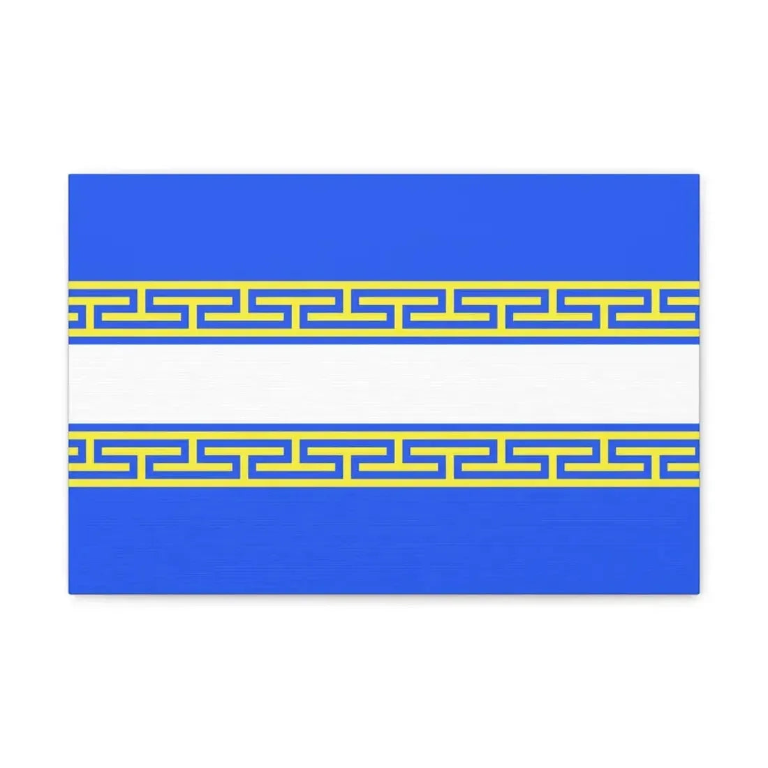 Flag of Marne France 2 - Canvas Wall Art 18″ x 12″ 1.25" - The Sticker Space