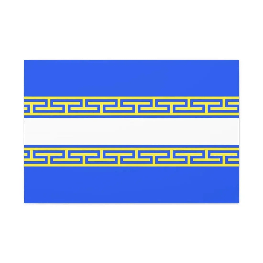 Flag of Marne France 2 - Canvas Wall Art 36" x 24" 1.25" - The Sticker Space