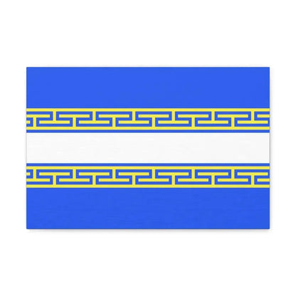 Flag of Marne France 2 - Canvas Wall Art - The Sticker Space