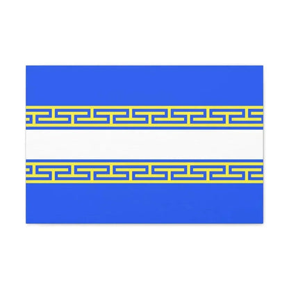 Flag of Marne France 2 - Canvas Wall Art - The Sticker Space