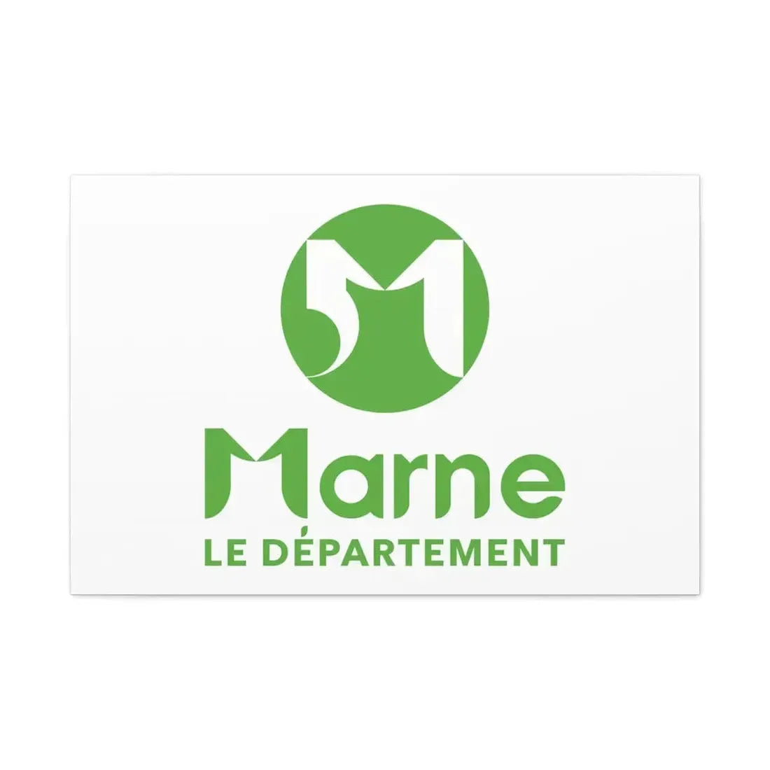 Flag of Marne France - Canvas Wall Art - The Sticker Space