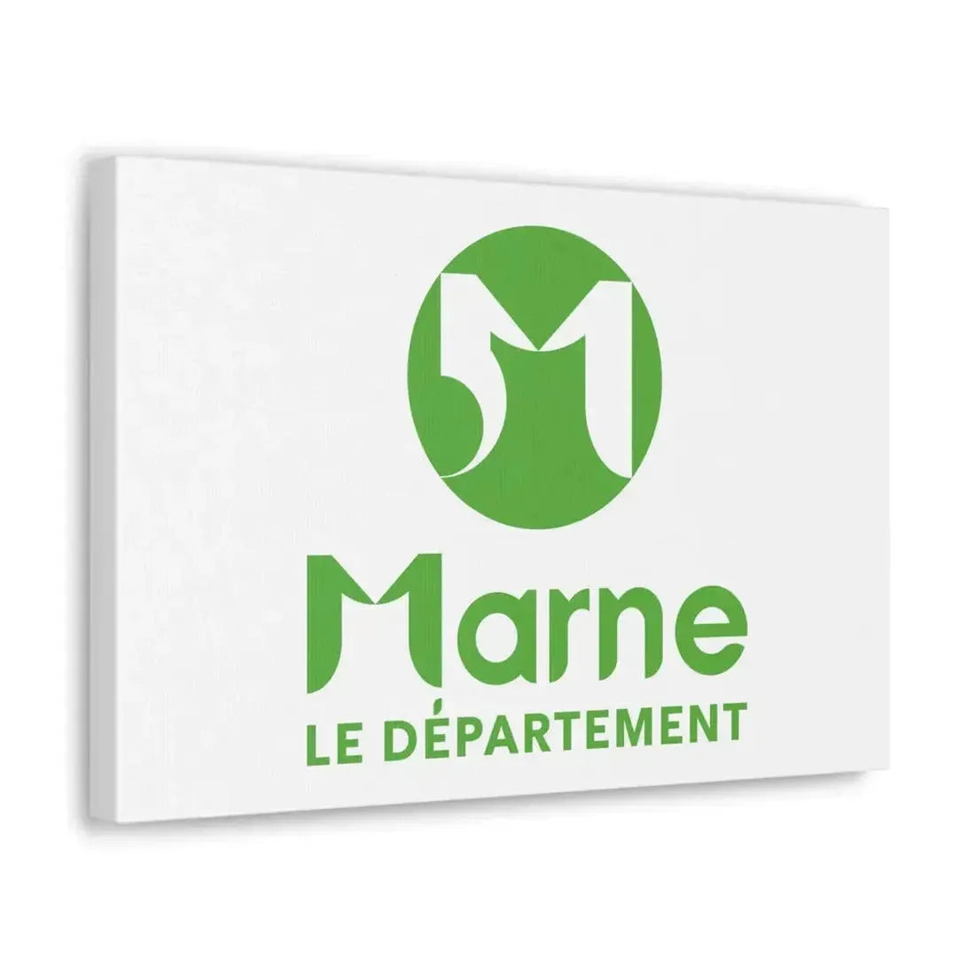 Flag of Marne France - Canvas Wall Art - The Sticker Space