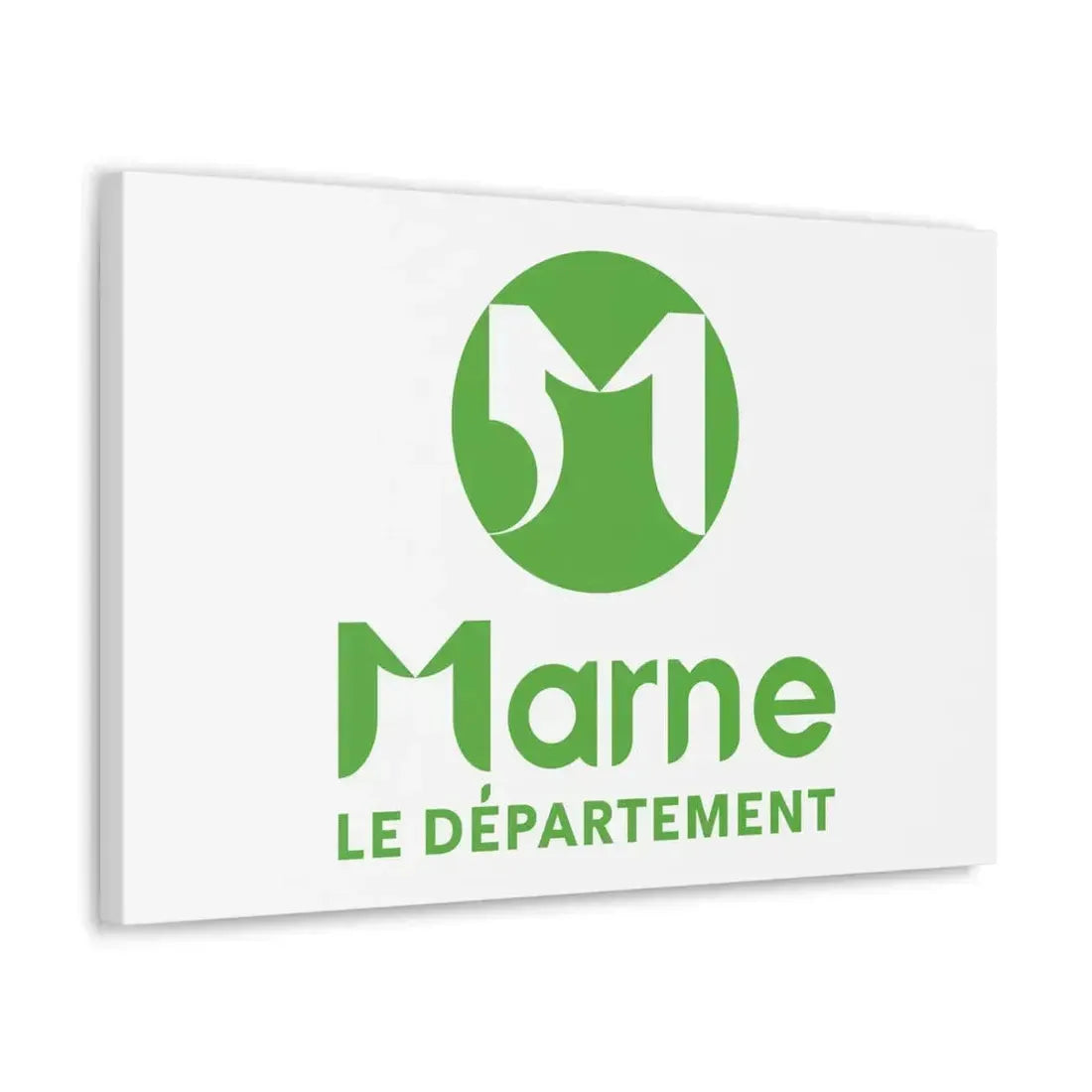 Flag of Marne France - Canvas Wall Art - The Sticker Space