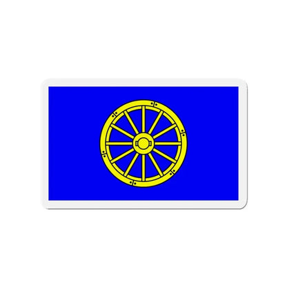 Flag of Mġarr 1993 to 2000 Malta - Refrigerator Magnet 3 Inch - The Sticker Space