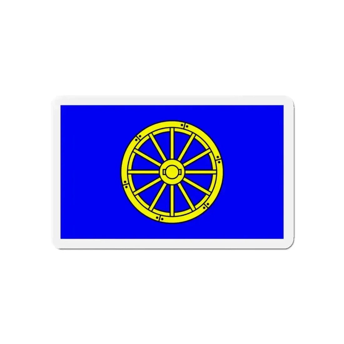 Flag of Mġarr 1993 to 2000 Malta - Refrigerator Magnet - The Sticker Space