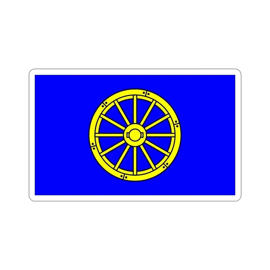 Flag of Mġarr 1993 to 2000 Malta STICKER Vinyl Die-Cut Decal - The Sticker Space