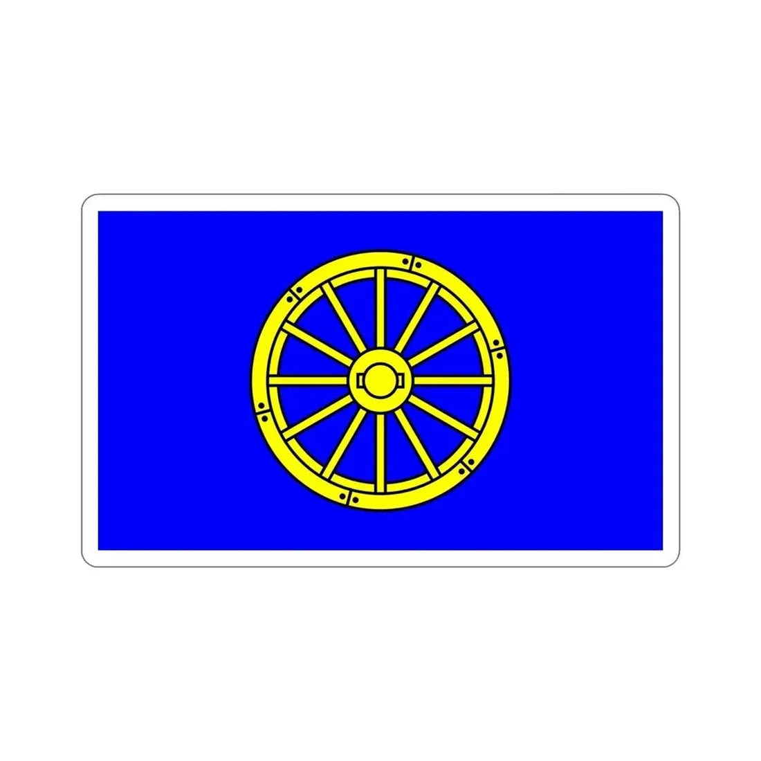 Flag of Mġarr 1993 to 2000 Malta STICKER Vinyl Die-Cut Decal - The Sticker Space