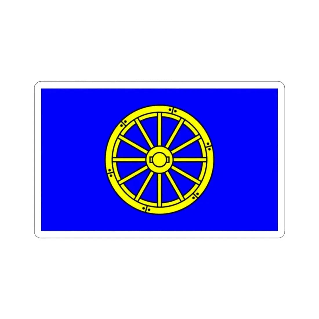 Flag of Mġarr 1993 to 2000 Malta STICKER Vinyl Die-Cut Decal - The Sticker Space