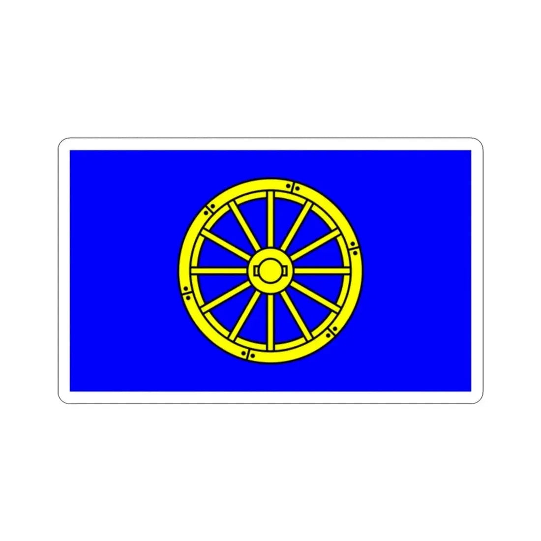 Flag of Mġarr 1993 to 2000 Malta STICKER Vinyl Die-Cut Decal - The Sticker Space