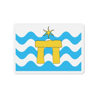 Flag of Mġarr Malta - Refrigerator Magnet - The Sticker Space