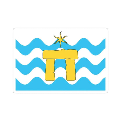 Flag of Mġarr Malta STICKER Vinyl Die-Cut Decal 3 Inch - The Sticker Space