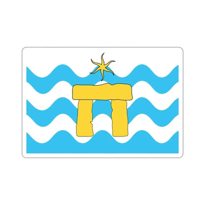 Flag of Mġarr Malta STICKER Vinyl Die-Cut Decal 4 Inch - The Sticker Space