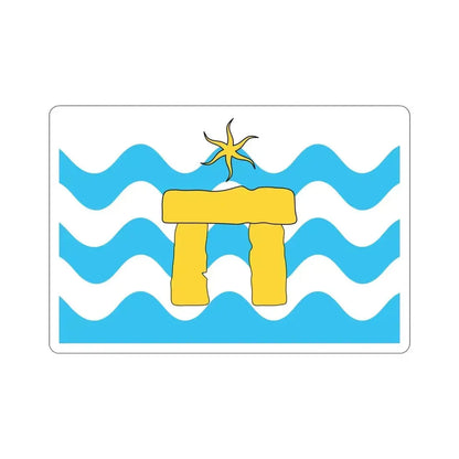 Flag of Mġarr Malta STICKER Vinyl Die-Cut Decal - The Sticker Space