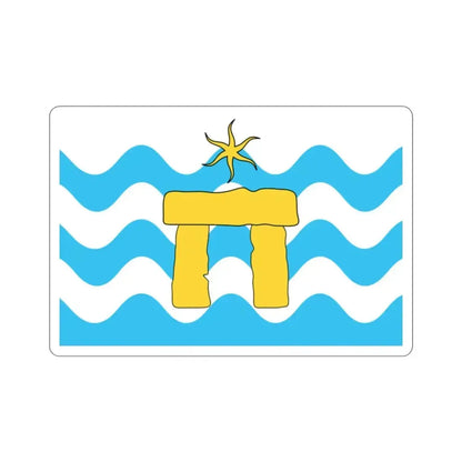 Flag of Mġarr Malta STICKER Vinyl Die-Cut Decal - The Sticker Space