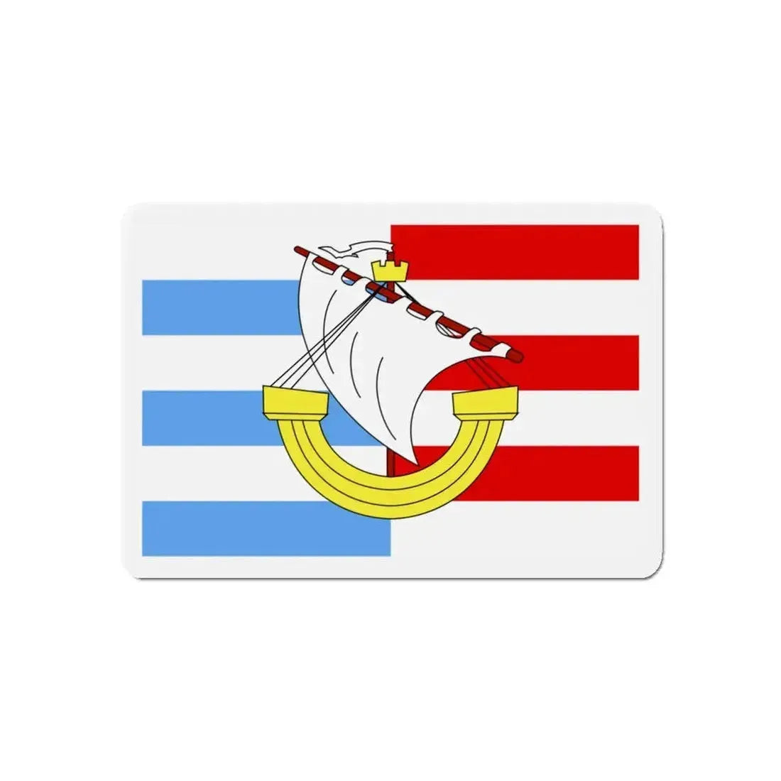 Flag of Marsa Malta - Refrigerator Magnet - The Sticker Space