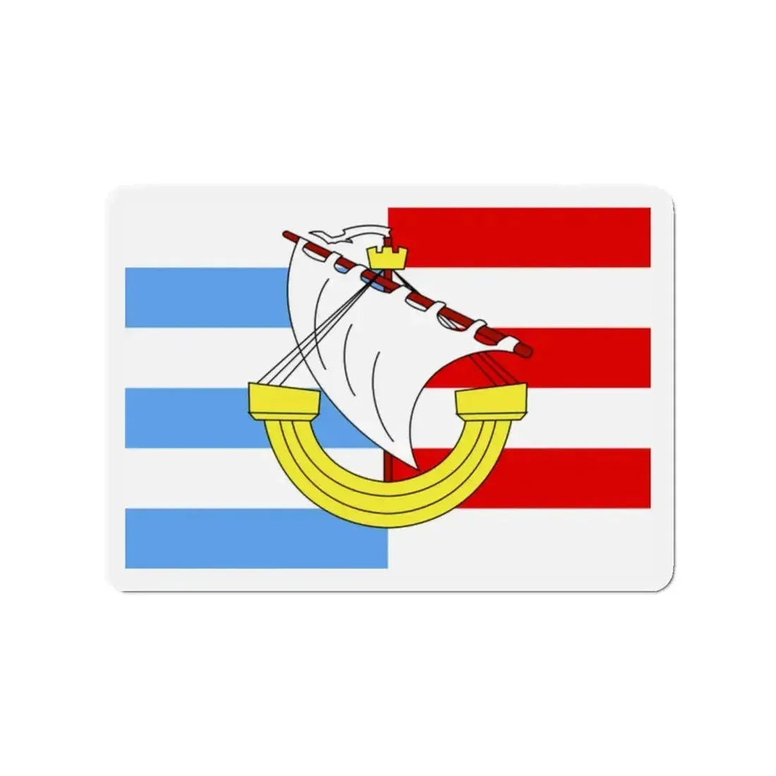 Flag of Marsa Malta - Refrigerator Magnet - The Sticker Space