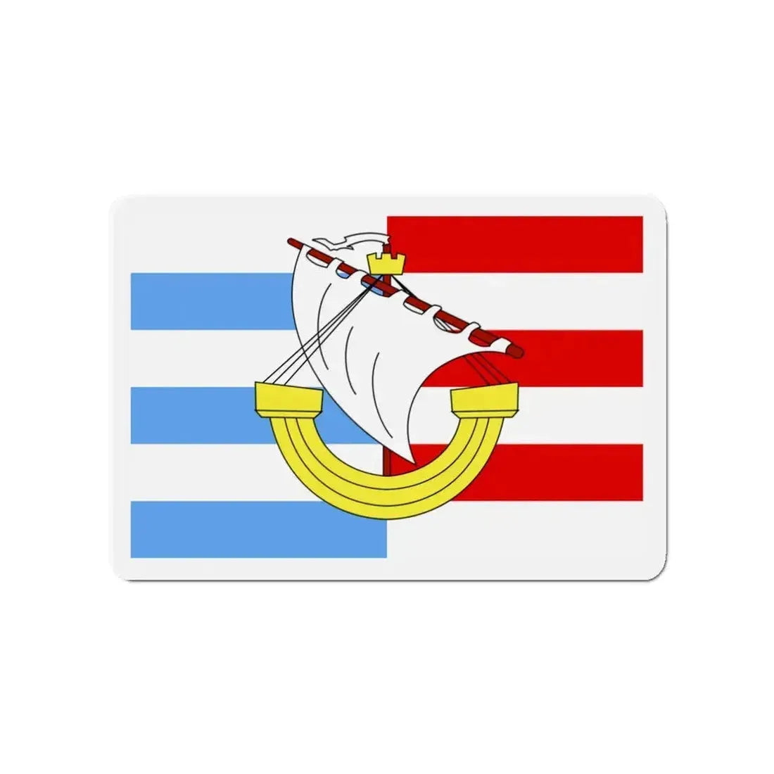 Flag of Marsa Malta - Refrigerator Magnet - The Sticker Space