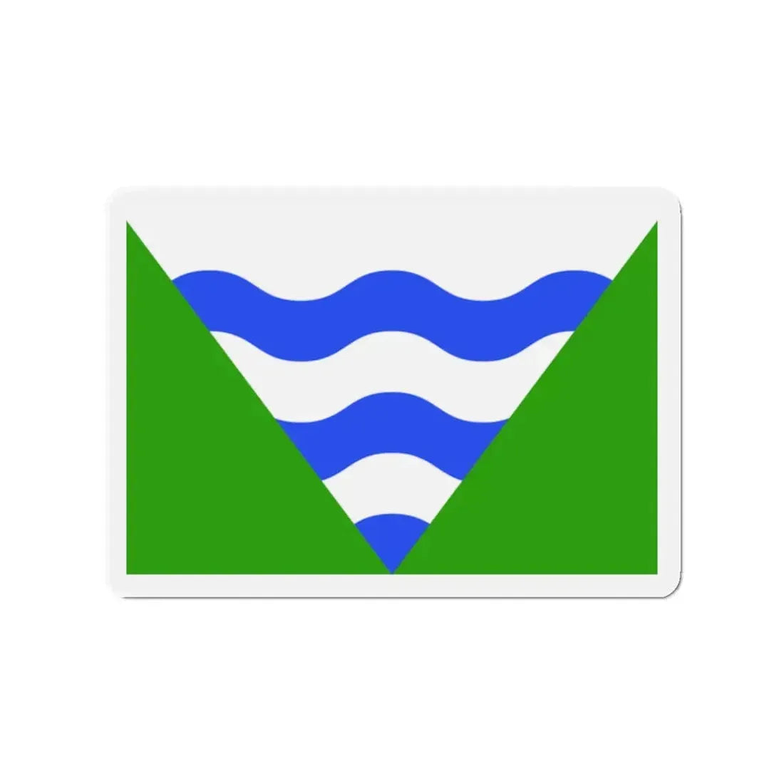 Flag of Marsaskala Malta - Refrigerator Magnet 2 Inch - The Sticker Space