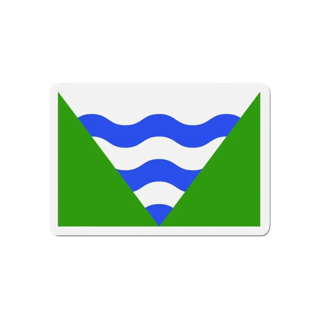 Flag of Marsaskala Malta - Refrigerator Magnet 5 Inch - The Sticker Space