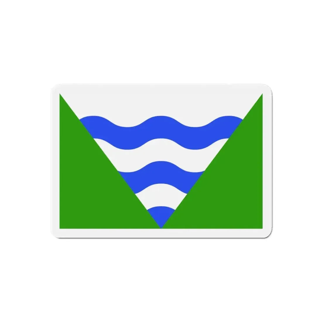 Flag of Marsaskala Malta - Refrigerator Magnet 6 Inch - The Sticker Space