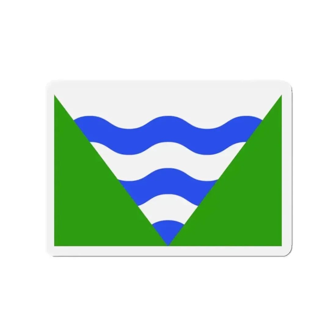 Flag of Marsaskala Malta - Refrigerator Magnet - The Sticker Space