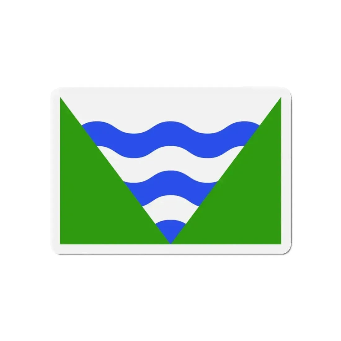 Flag of Marsaskala Malta - Refrigerator Magnet - The Sticker Space