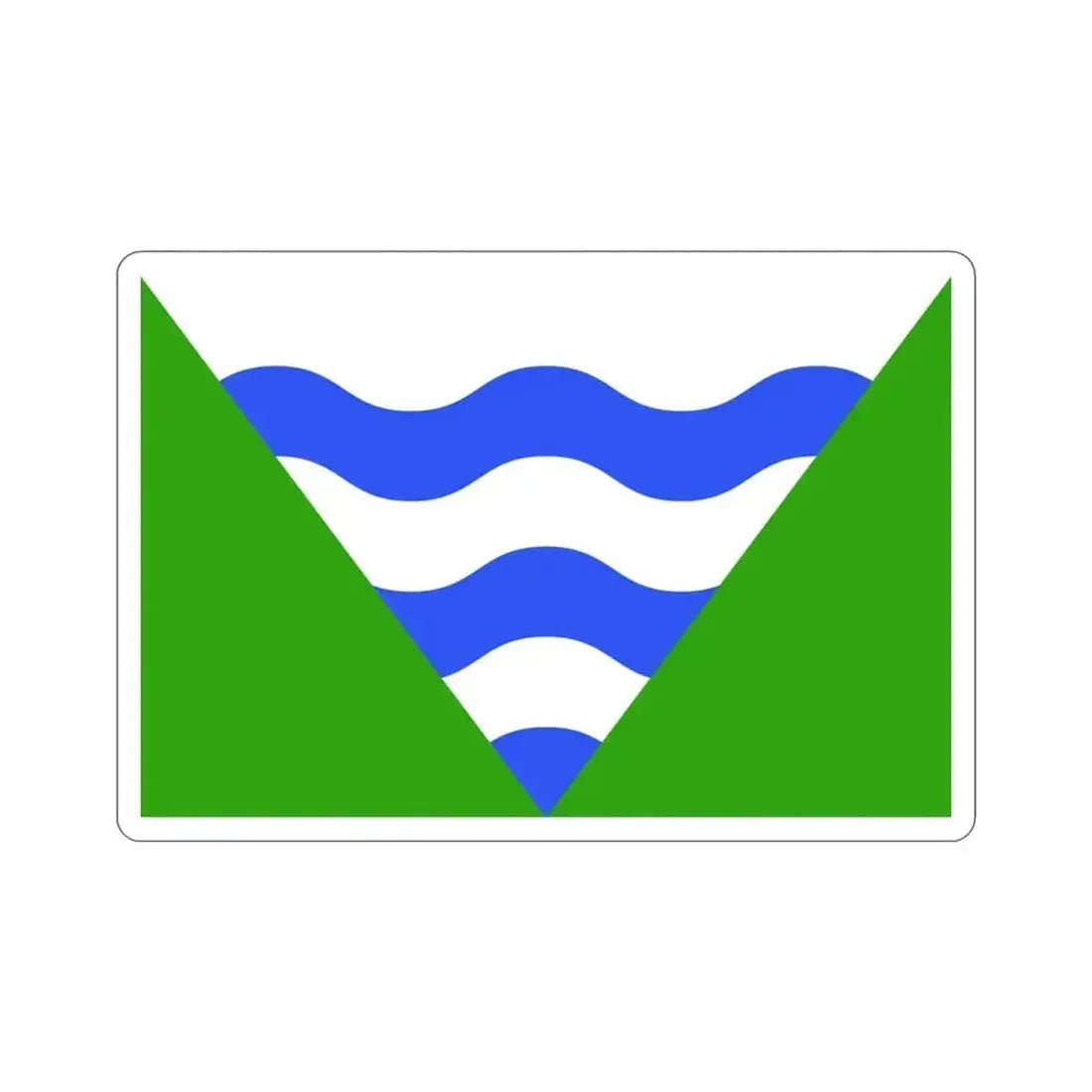 Flag of Marsaskala Malta STICKER Vinyl Die-Cut Decal 3 Inch - The Sticker Space
