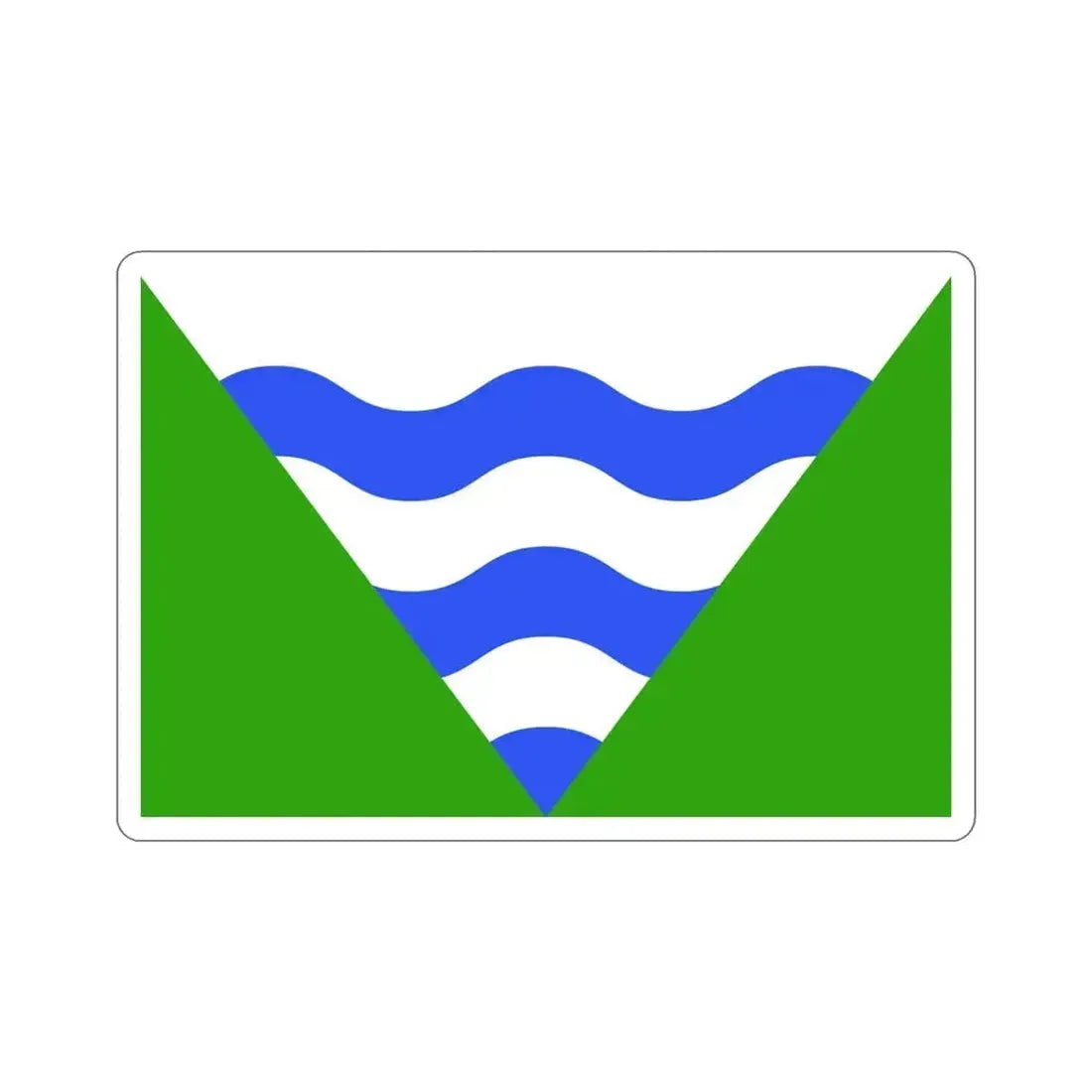 Flag of Marsaskala Malta STICKER Vinyl Die-Cut Decal 4 Inch - The Sticker Space