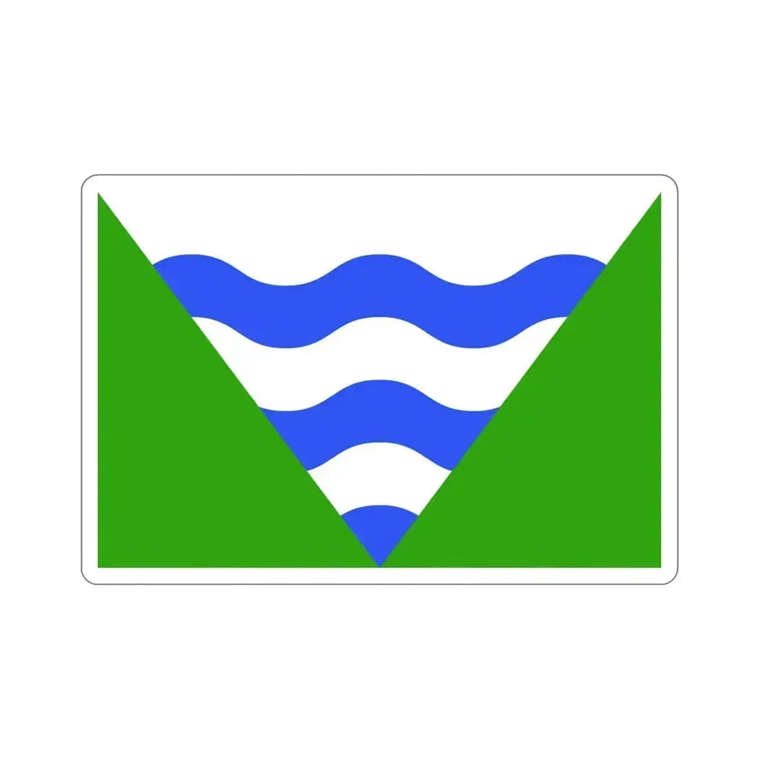 Flag of Marsaskala Malta STICKER Vinyl Die-Cut Decal 5 Inch - The Sticker Space