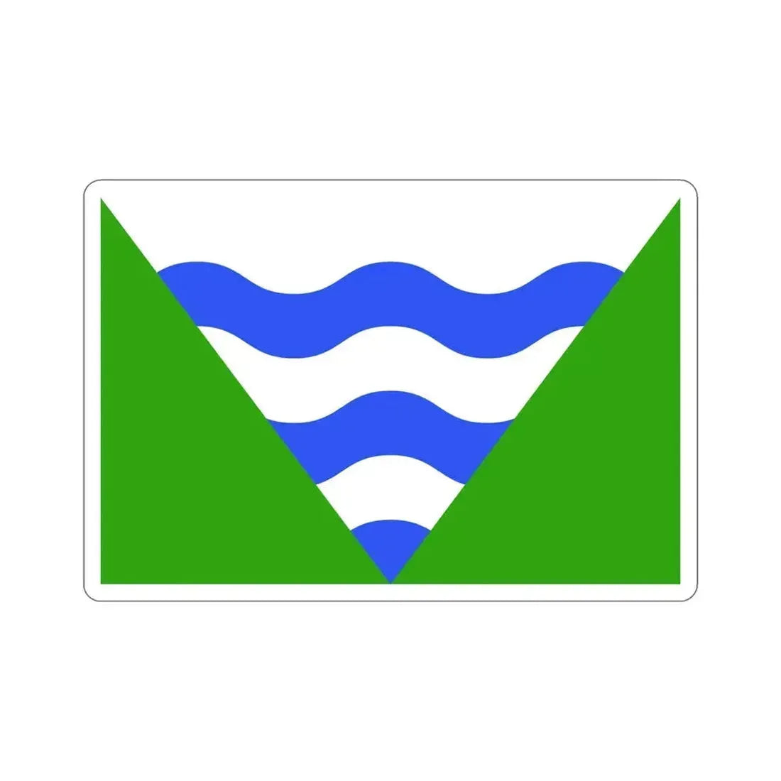 Flag of Marsaskala Malta STICKER Vinyl Die-Cut Decal 6 Inch - The Sticker Space