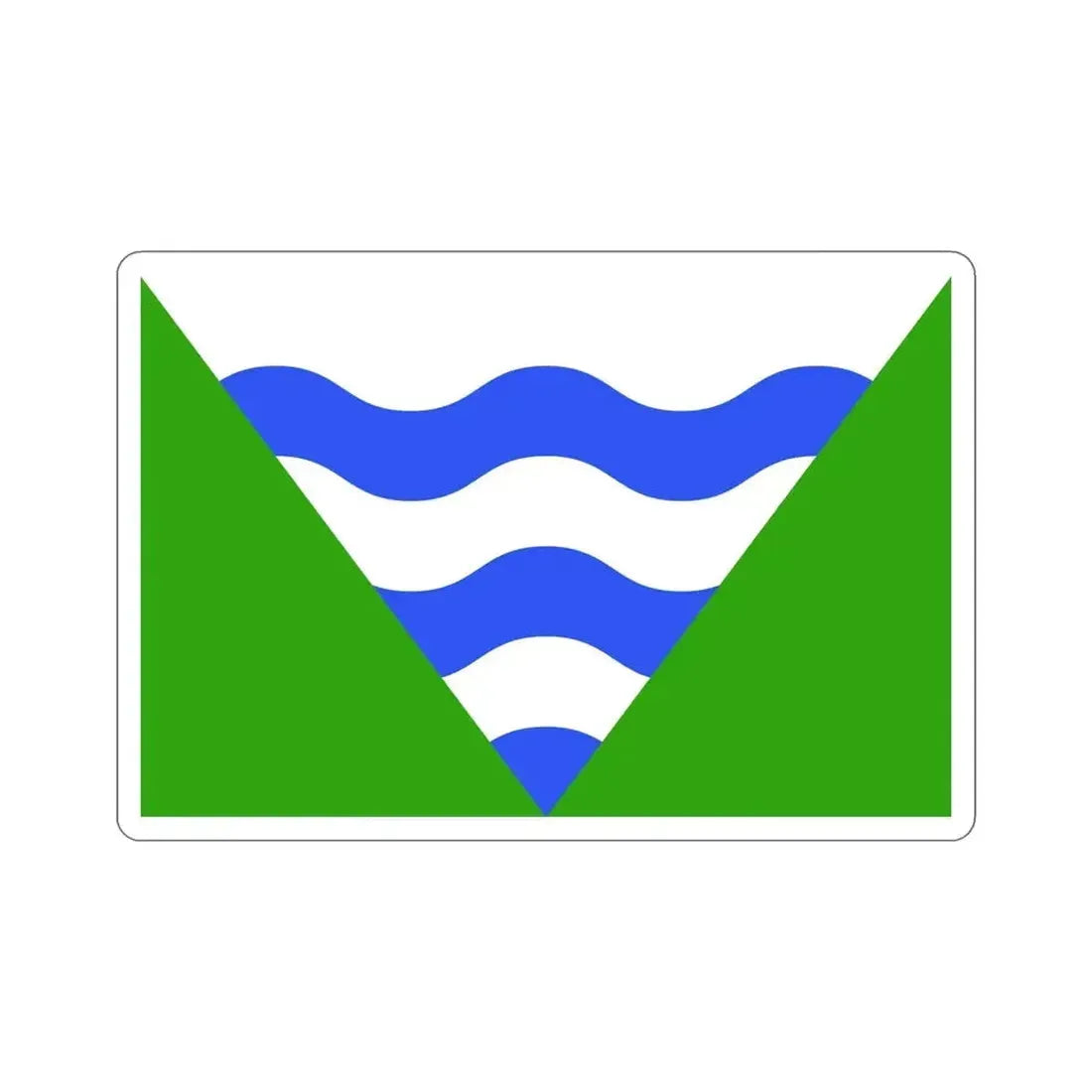 Flag of Marsaskala Malta STICKER Vinyl Die-Cut Decal - The Sticker Space