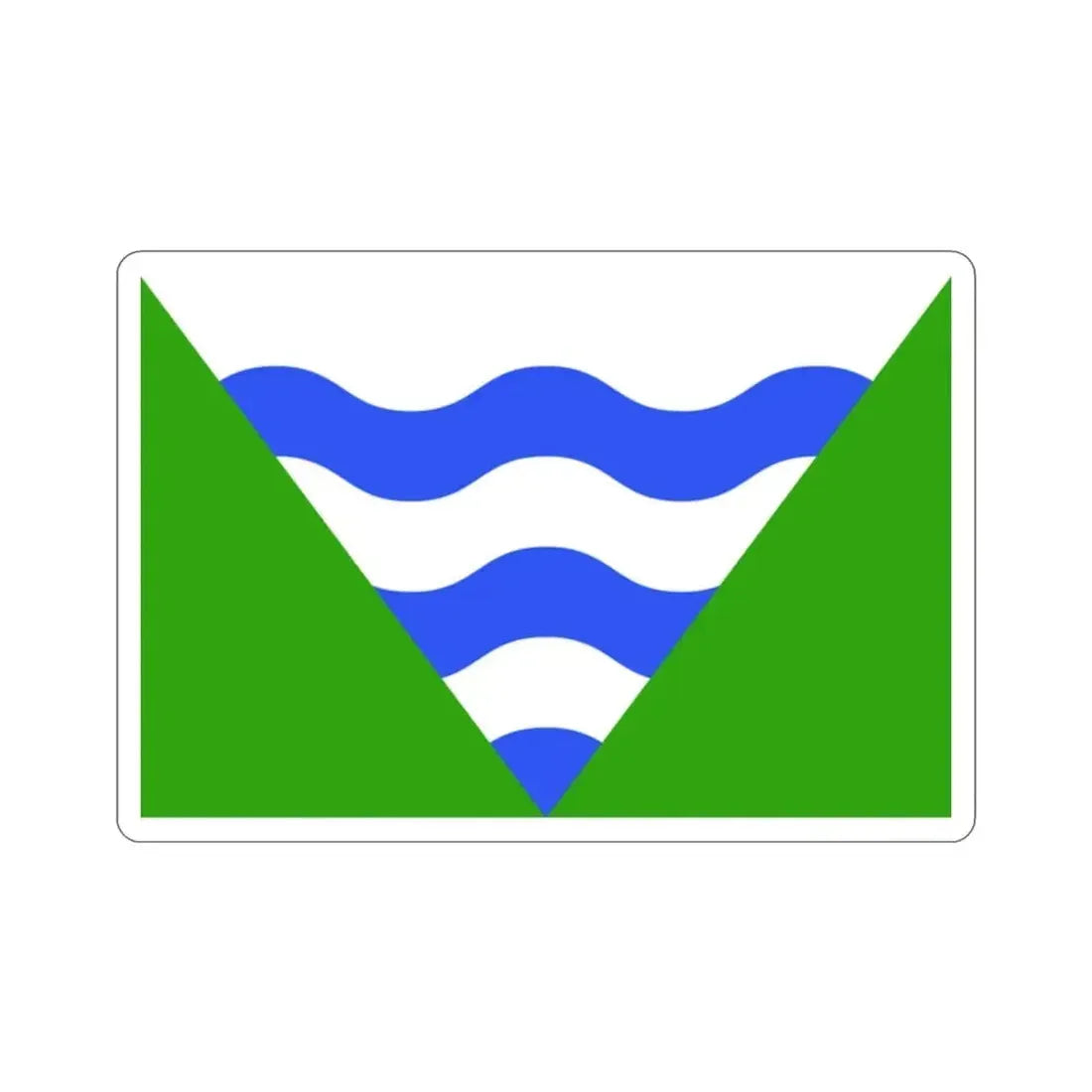 Flag of Marsaskala Malta STICKER Vinyl Die-Cut Decal - The Sticker Space