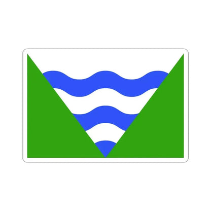 Flag of Marsaskala Malta - STICKER Vinyl Kiss-Cut Decal 3 Inch White - The Sticker Space