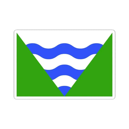 Flag of Marsaskala Malta - STICKER Vinyl Kiss-Cut Decal 4 Inch White - The Sticker Space