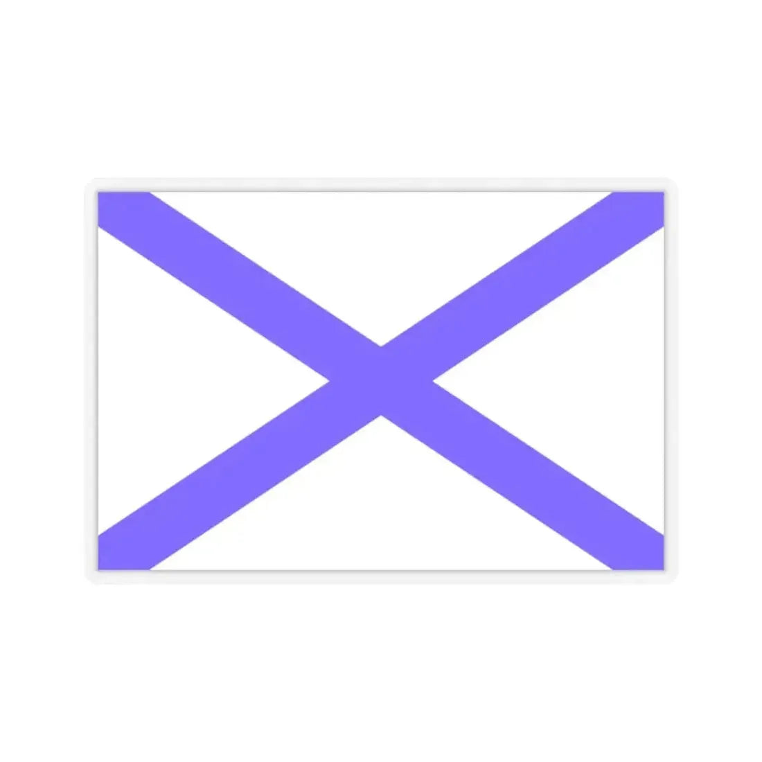 Flag of Marsaxlokk Malta - STICKER Vinyl Kiss-Cut Decal 2 Inch Transparent - The Sticker Space