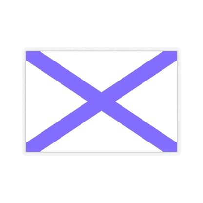 Flag of Marsaxlokk Malta - STICKER Vinyl Kiss-Cut Decal 2 Inch Transparent - The Sticker Space