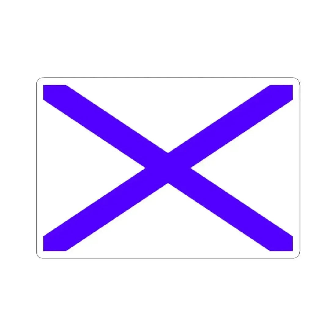 Flag of Marsaxlokk Malta - STICKER Vinyl Kiss-Cut Decal 2 Inch White - The Sticker Space