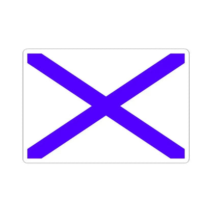 Flag of Marsaxlokk Malta - STICKER Vinyl Kiss-Cut Decal 2 Inch White - The Sticker Space