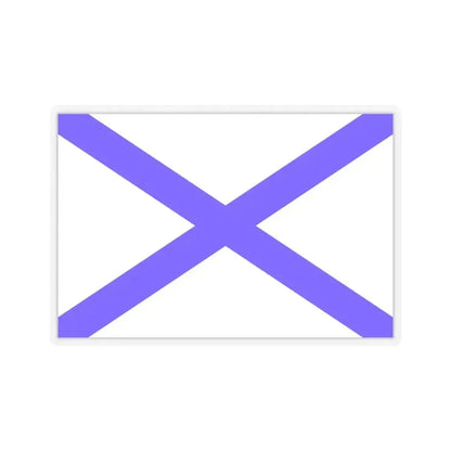 Flag of Marsaxlokk Malta - STICKER Vinyl Kiss-Cut Decal 3 Inch Transparent - The Sticker Space